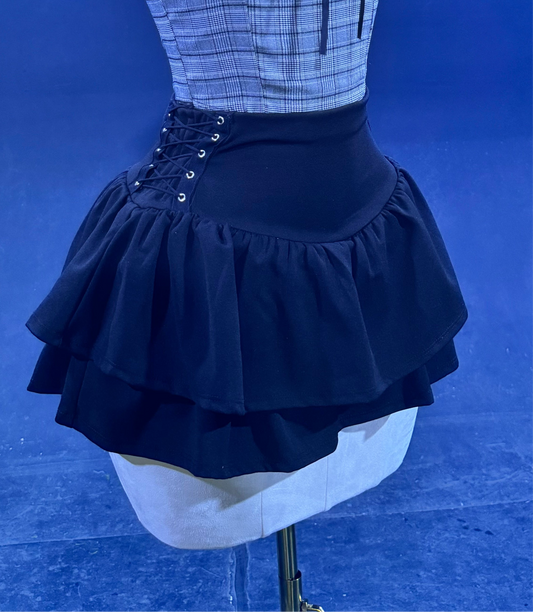 Black Ruffle Skirt