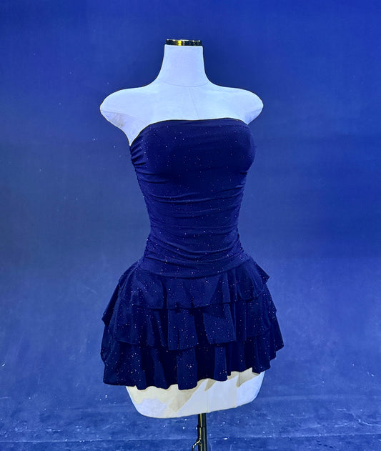 Black Viral Luxe Dress